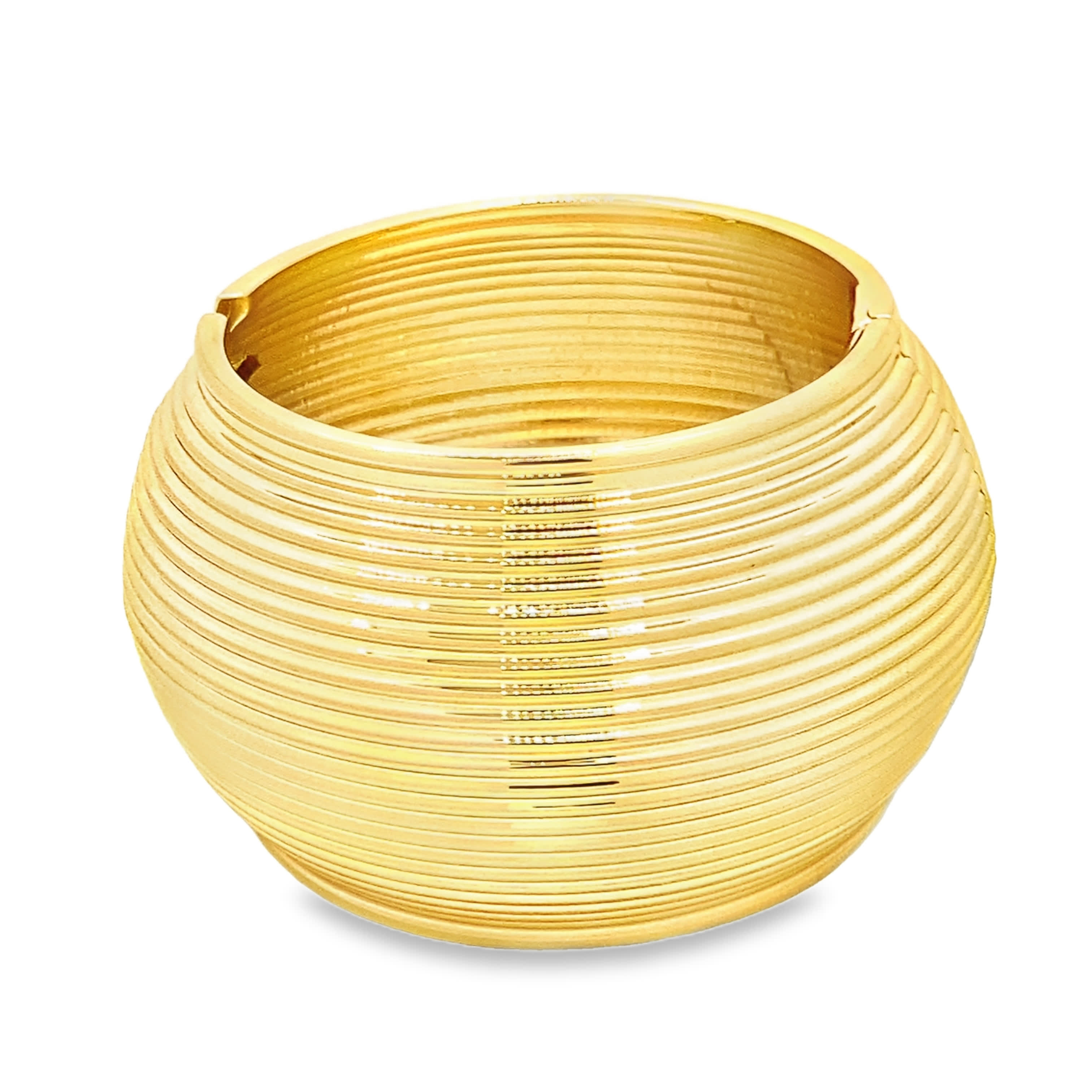 Nowoczesna bransoletka w kolorze żółtego złota