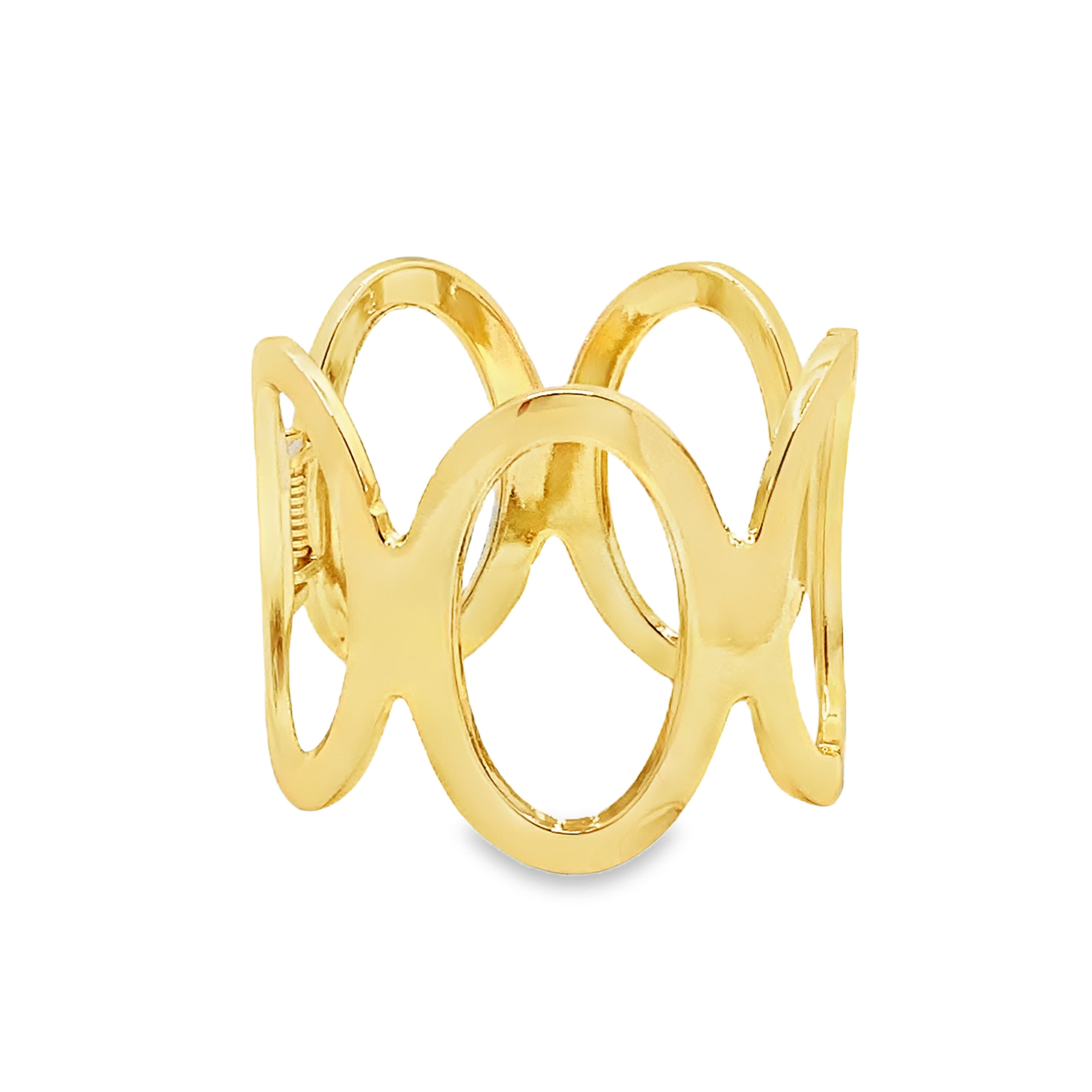 Bransoletka w kolorze żółtego złota ażurowa