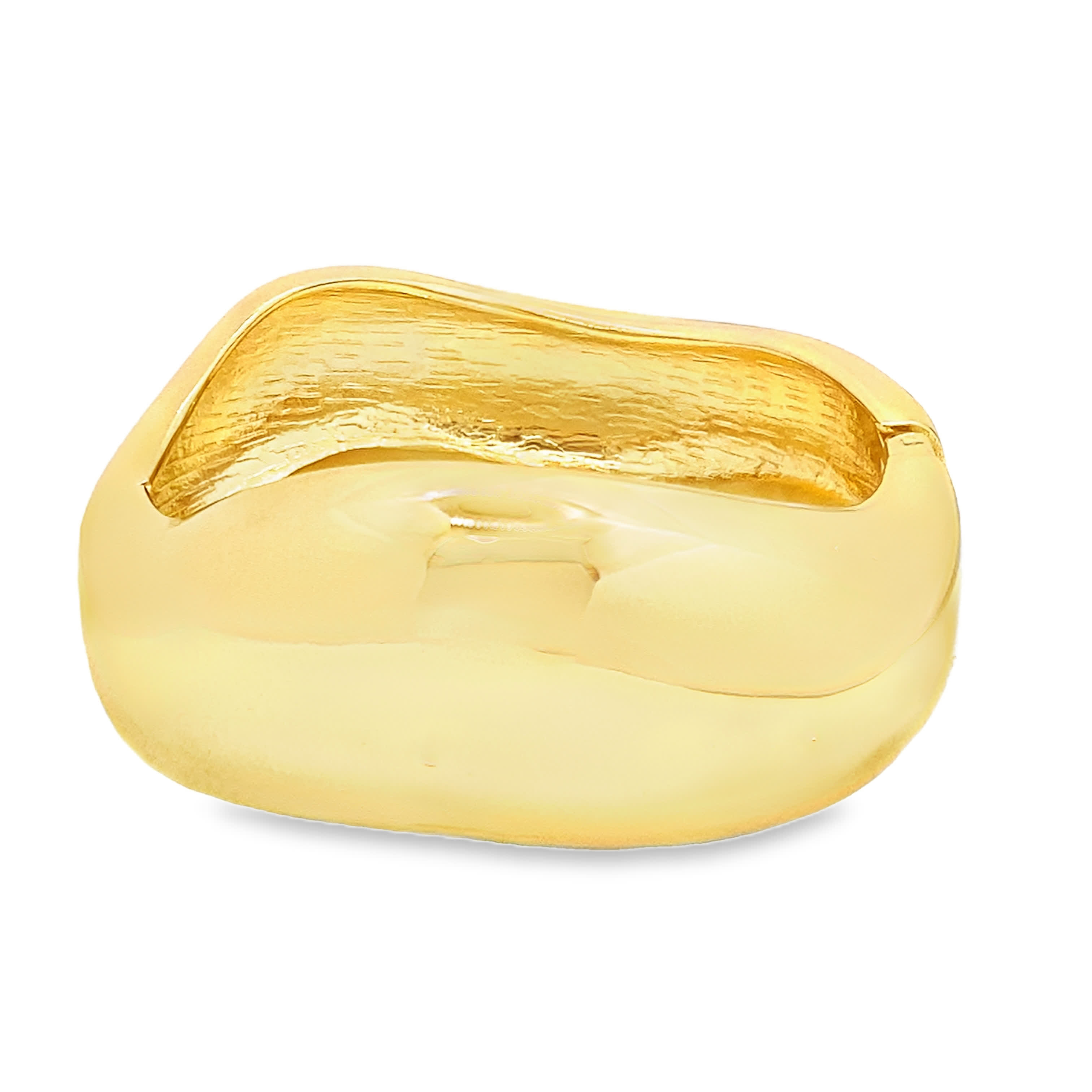 Nowoczesna bransoletka w kolorze żółtego złota