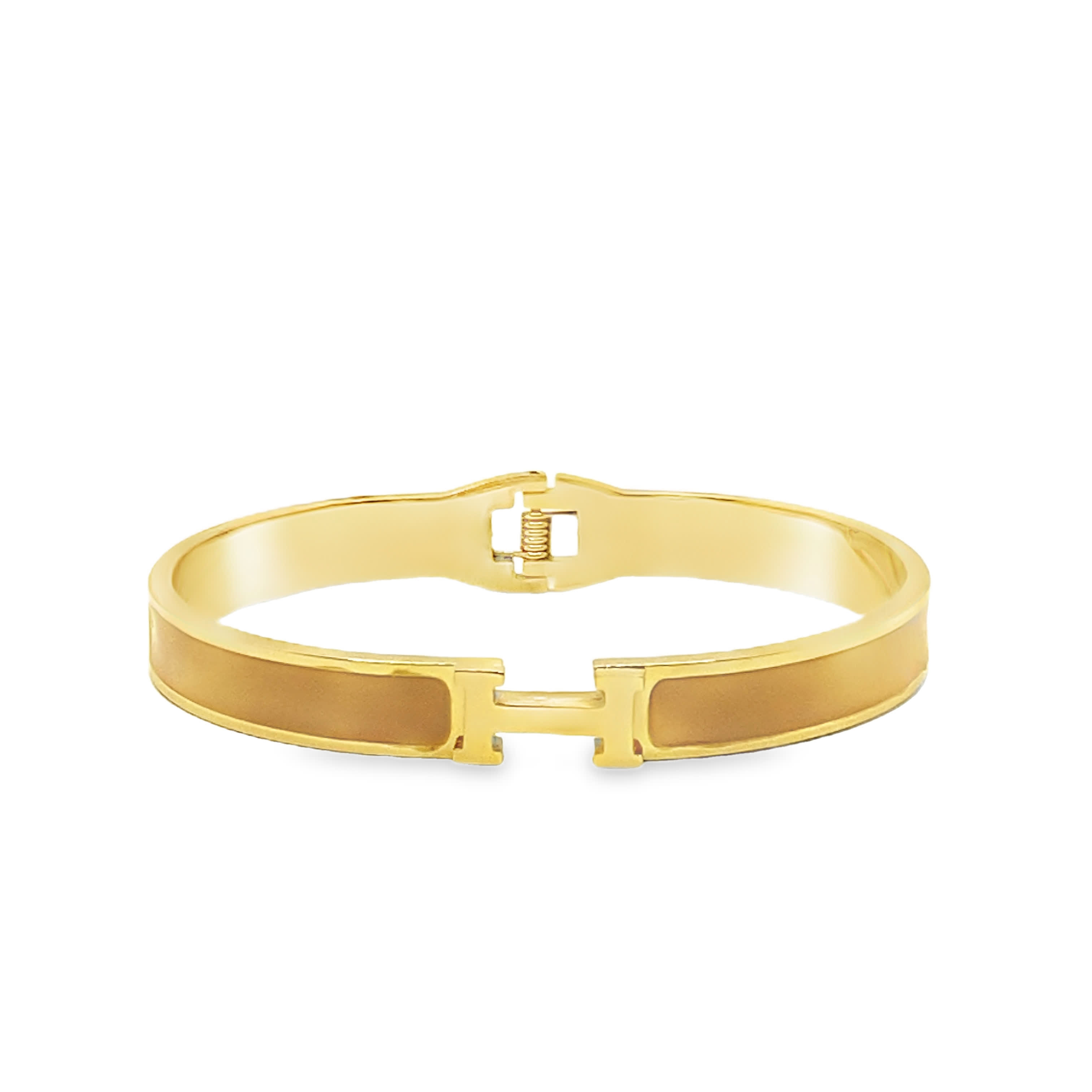 Elegancka bransoletka w kolorze żółtego złota