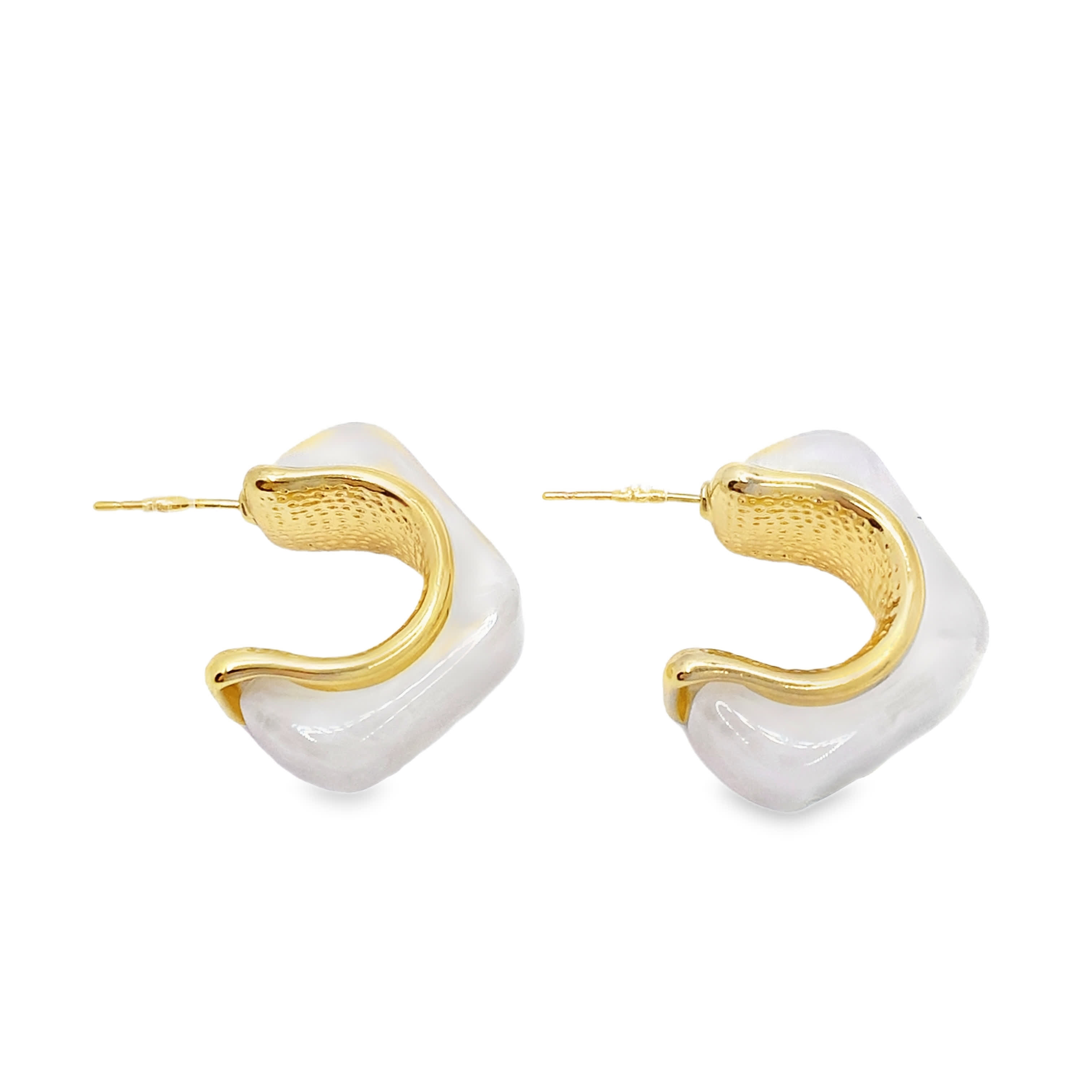 Nowoczesne Kolczyki Koła