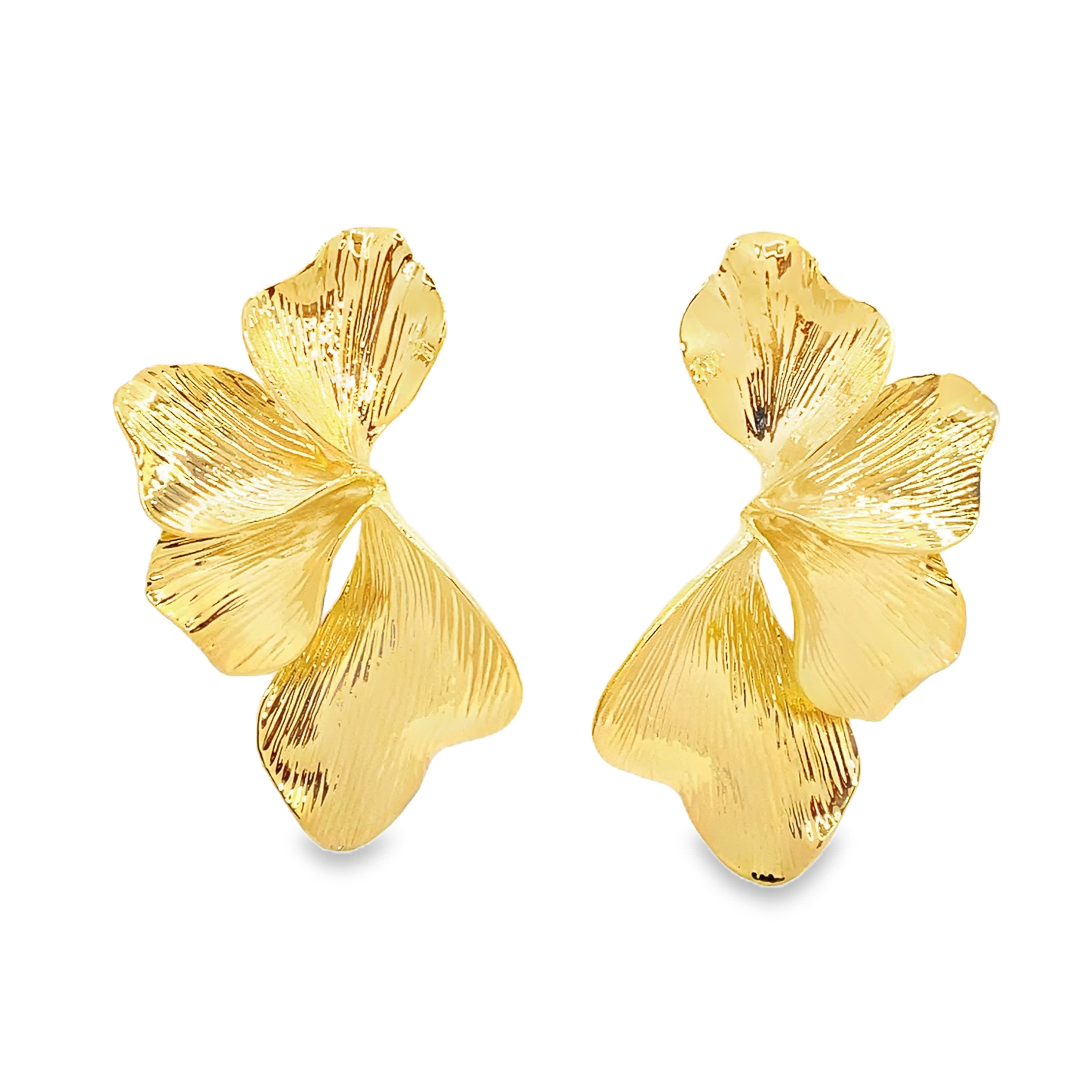 Wyraziste Kolczyki Wiszące Kwiatowe