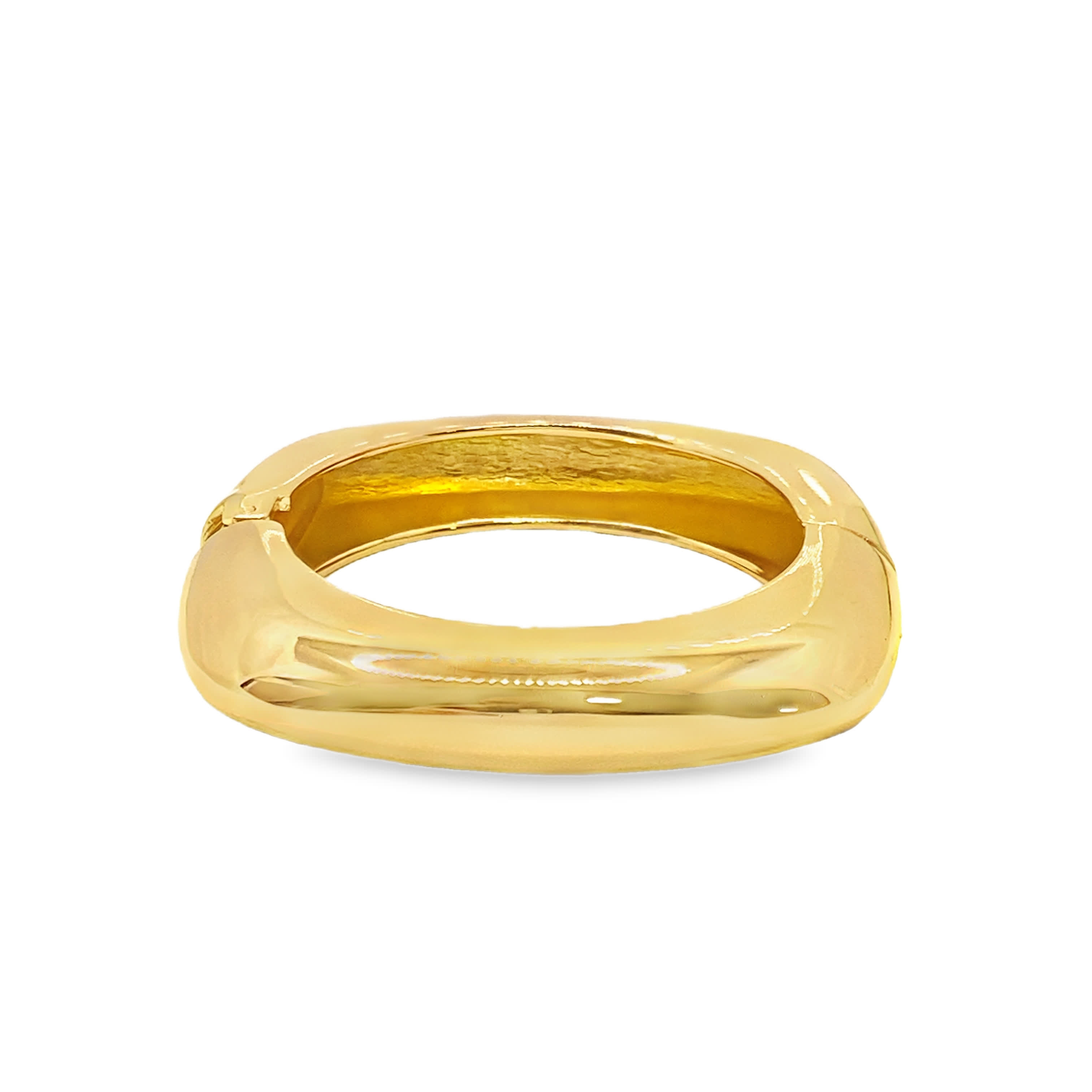 Elegancka bransoletka w kolorze żółtego złota