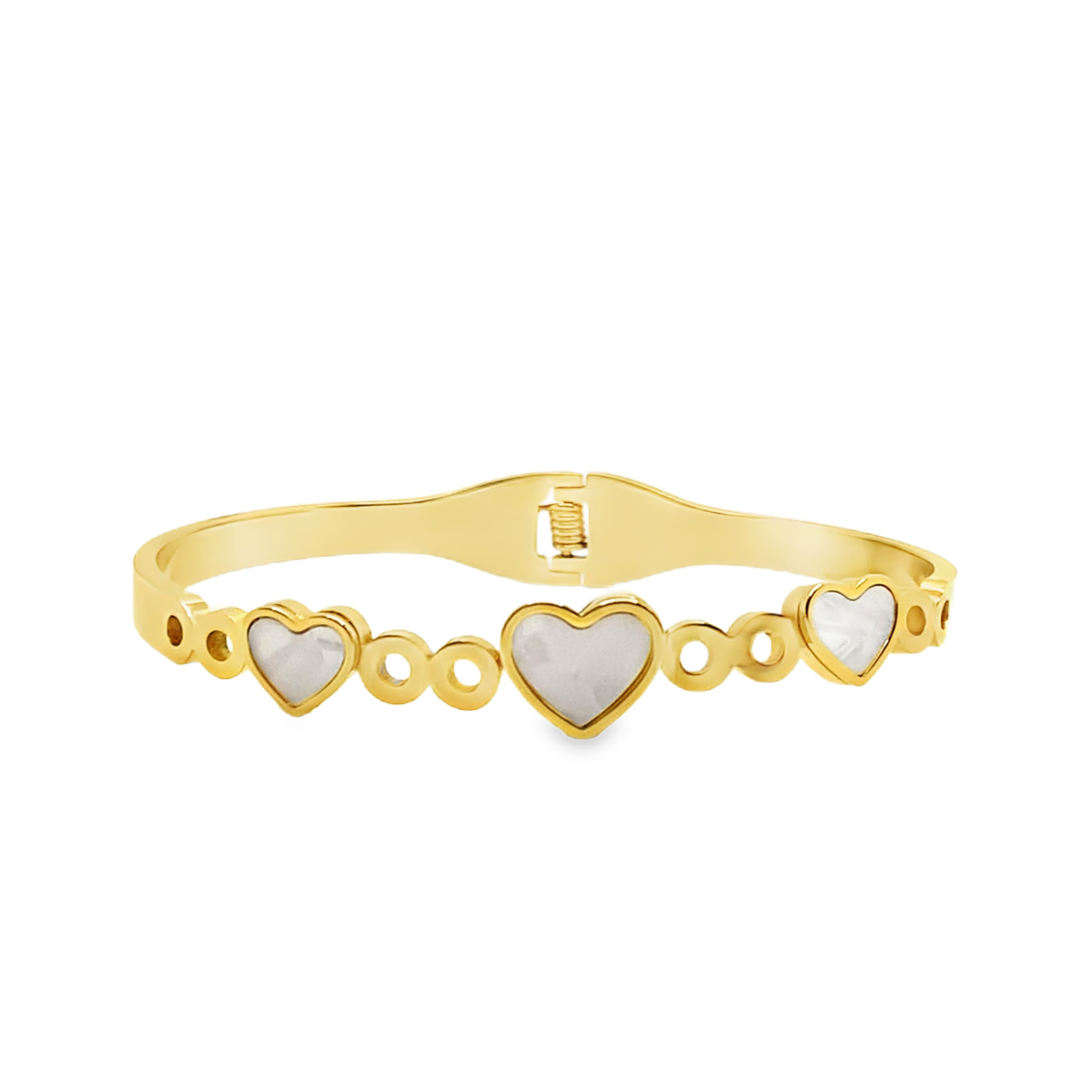 Elegancka bransoletka w kolorze żółtego złota