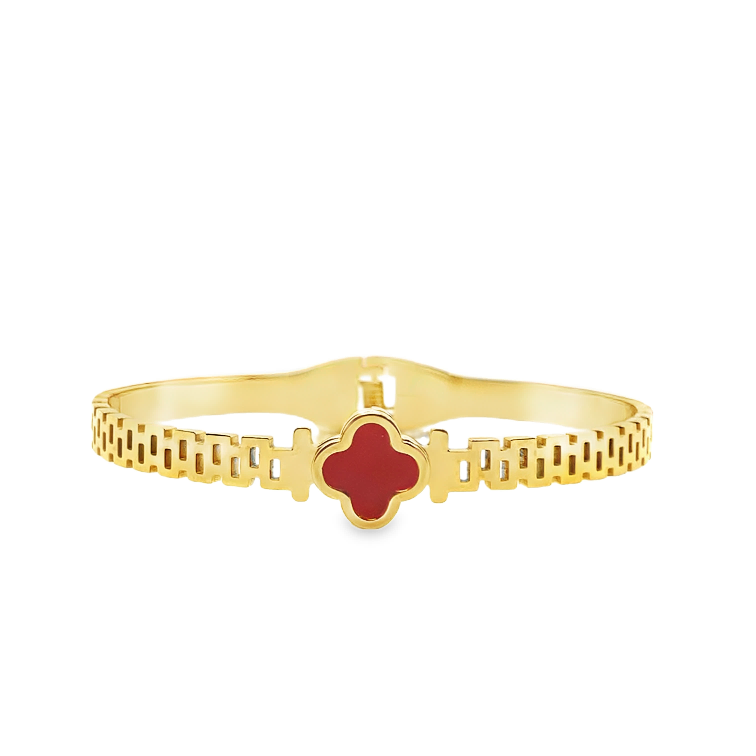 Elegancka bransoletka w kolorze żółtego złota