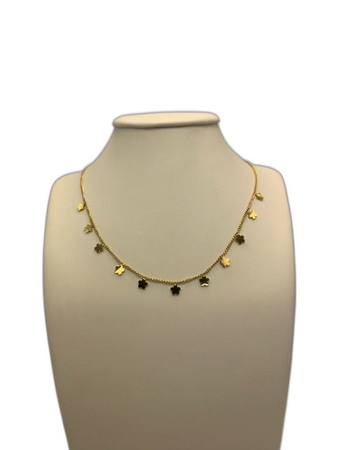 Naszyjnik z kwiatuszkami