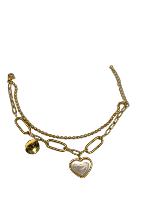 Bransoletka z serduszkiem