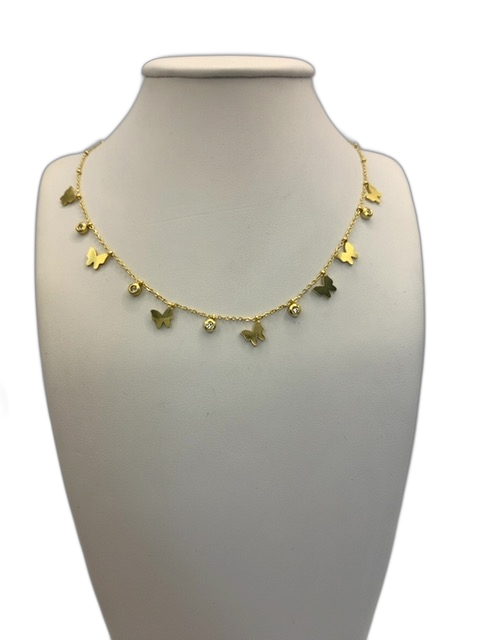 Naszyjnik z motylkami