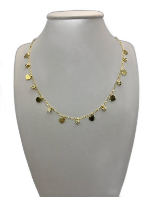 Naszyjnik z serduszkami